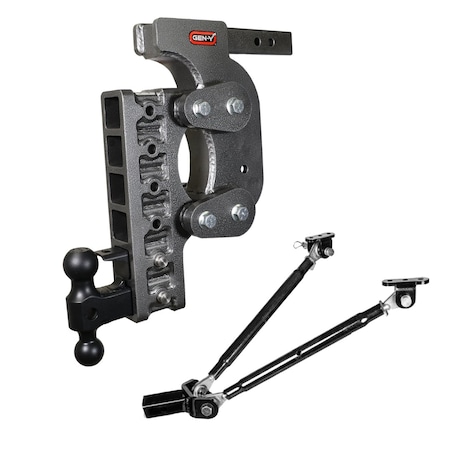 Gen-Y Hitch Boss Torsion Flex, 2" Shank Hitch, Versa-Ball, Pintle & Stabilizer GH-1426